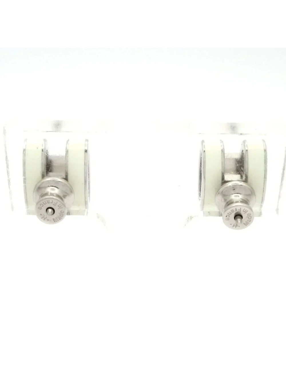 Hermes Earrings Pop Ivory